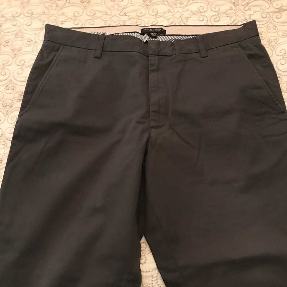 Dark Gray Banana Republic Dawson Chino 35/30